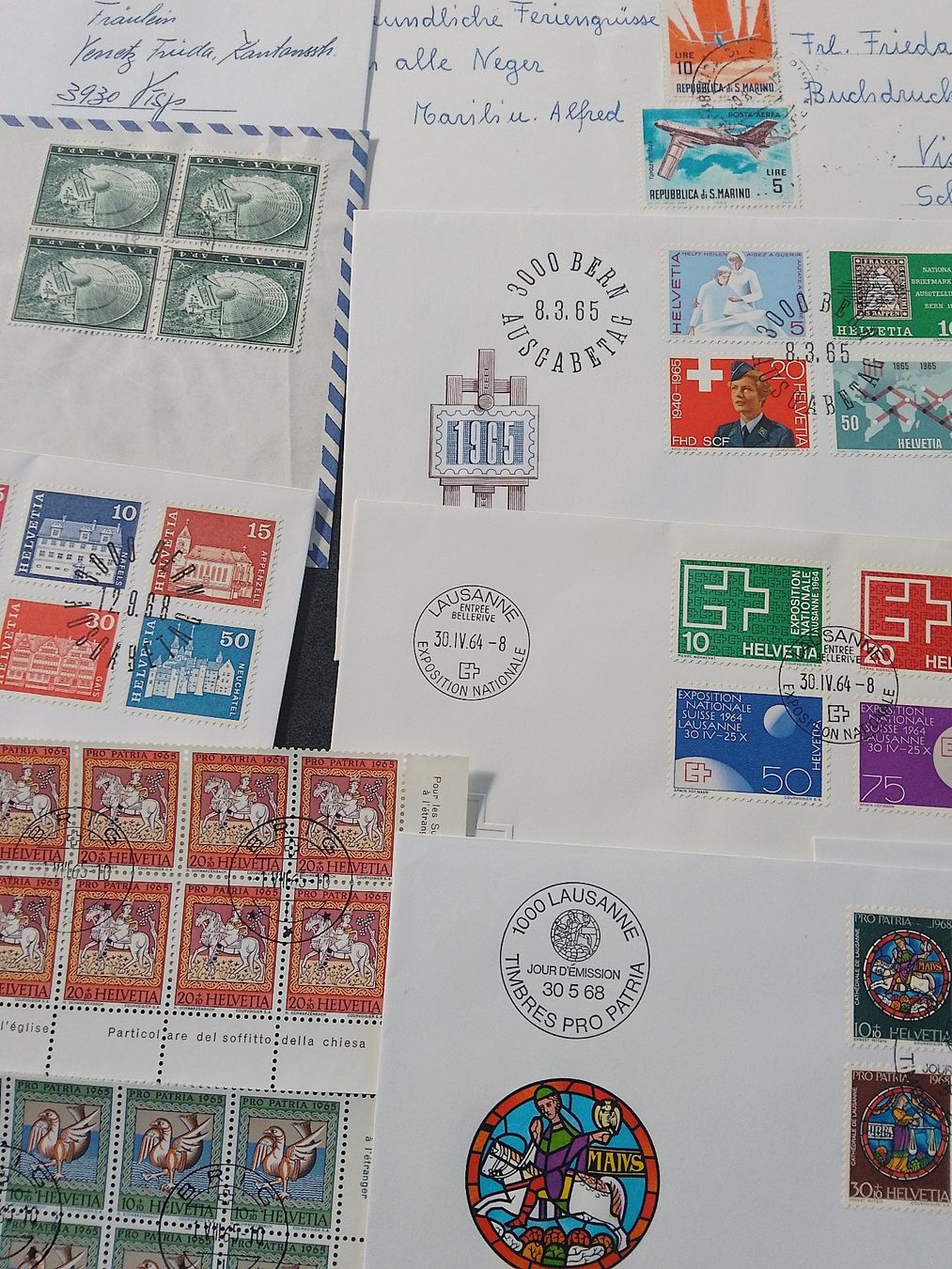 Tutti i francobolli: Briefmarken und Ersttagsbriefe – Usato da Wohlen AG venduto da salamanderspielwaren 6