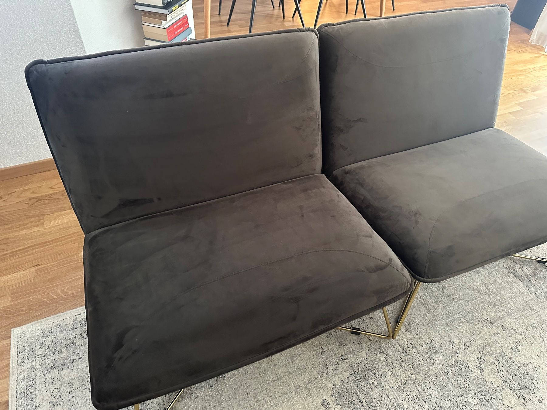 Poltrone: Livetastic SESSEL in Samt Braun 2 Stücke – Usato da Zürich venduto da boma.dr 7