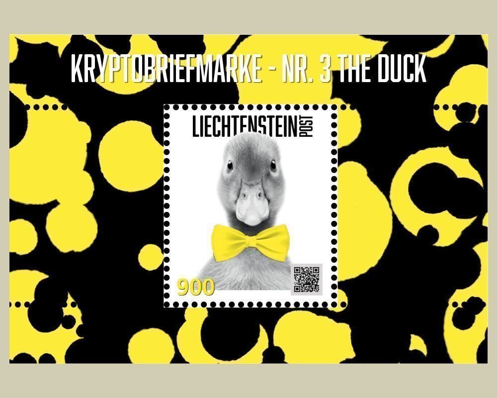 Alle Briefmarken: Crypto Stamp - Nr. 3 The Duck Blau – Neu und originalverpackt aus Baar von CryptoShop