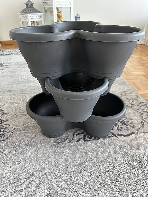 pflanztopf 13 cm 2er Set Blumentpfe 13 cm Durchmesser aus Terracotta, Pflanztopf, ber  La  Casa