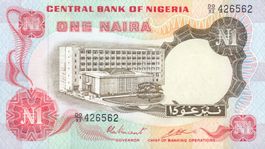 Nigeria 1 Naira P-15c UNC