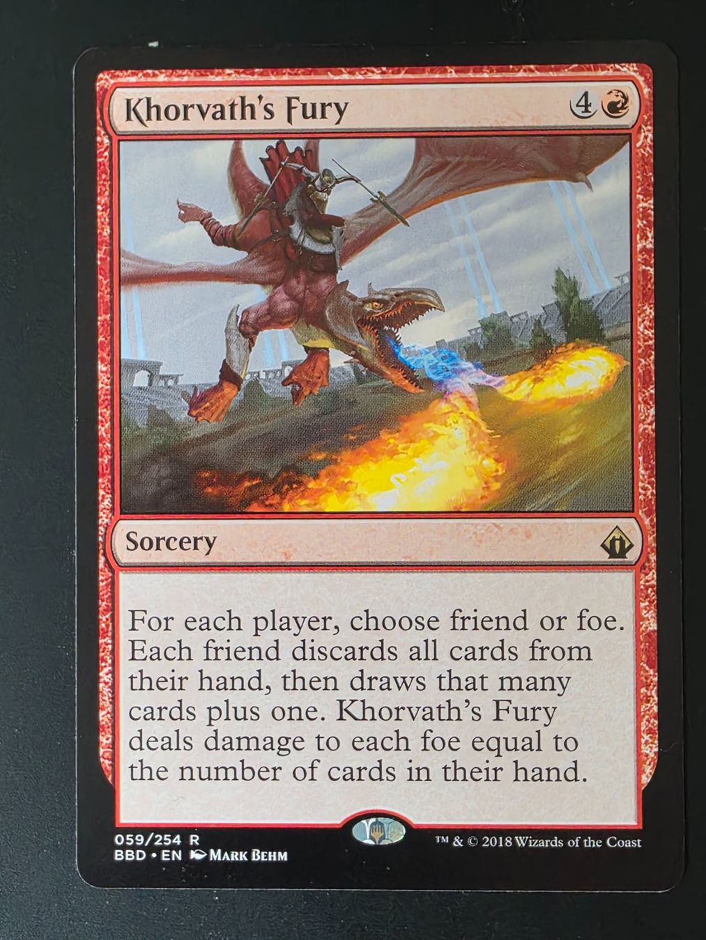 Magic The Gathering Carte collezionabili: Khorvath's Fury - MTG – Usato da Zürich venduto da Semagets