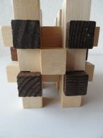 Geduldsspiel aus Holz - defekt