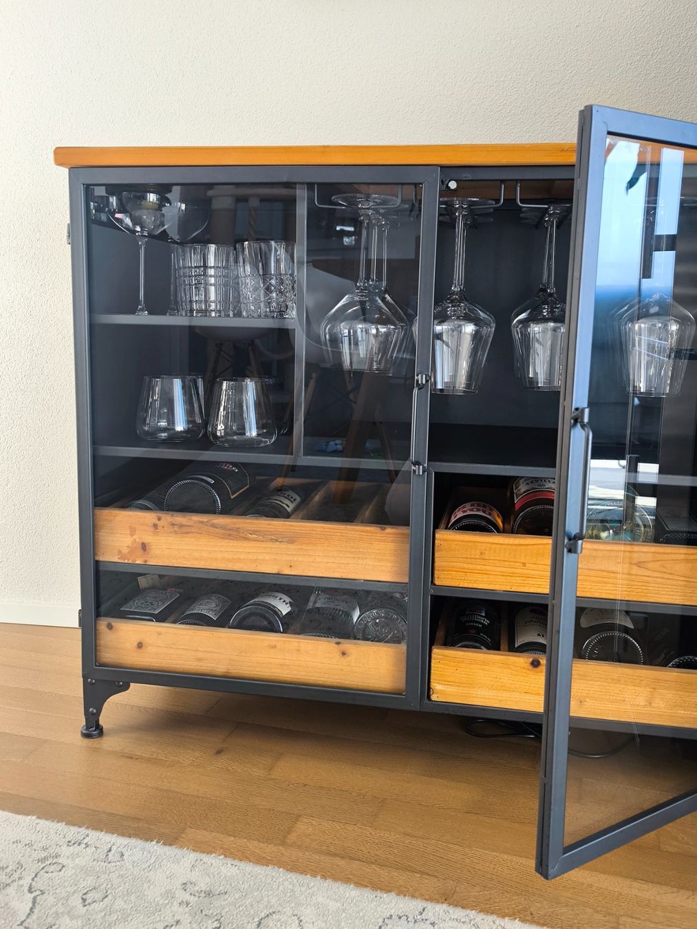 Vetrine: Kare Design Weinschrank / Bar Refugio 82cm – Usato da Niederrohrdorf venduto da RainerW79 3