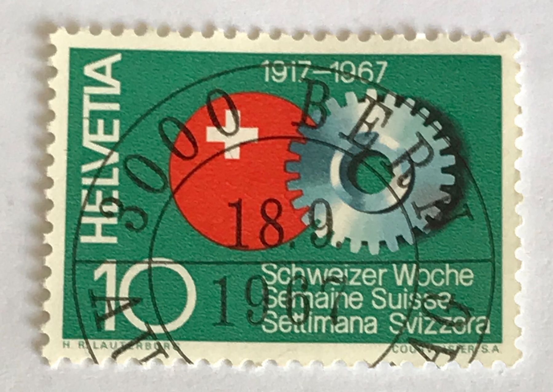 Tutti i francobolli: Nr. 449  mit Vollstempel Bern – Usato da Aarau venduto da Billa007