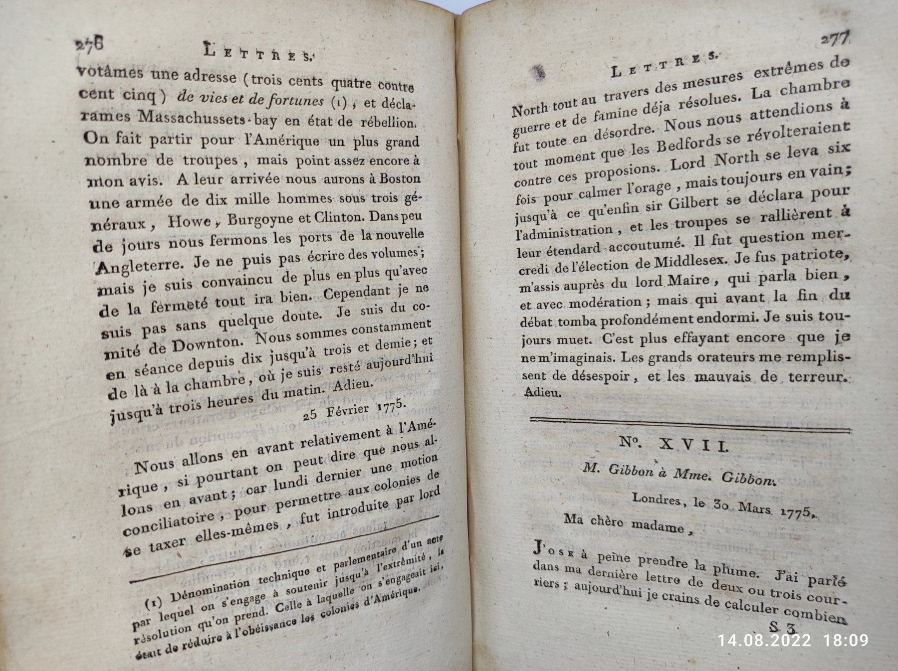 Bücher: MEMOIRES DE GIBBON 1797 – Gebraucht aus Goldach von Gaip 4