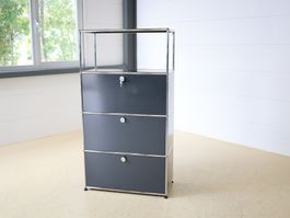 USM Haller Sideboard | Anthrazit 1×4 | Neuwertig