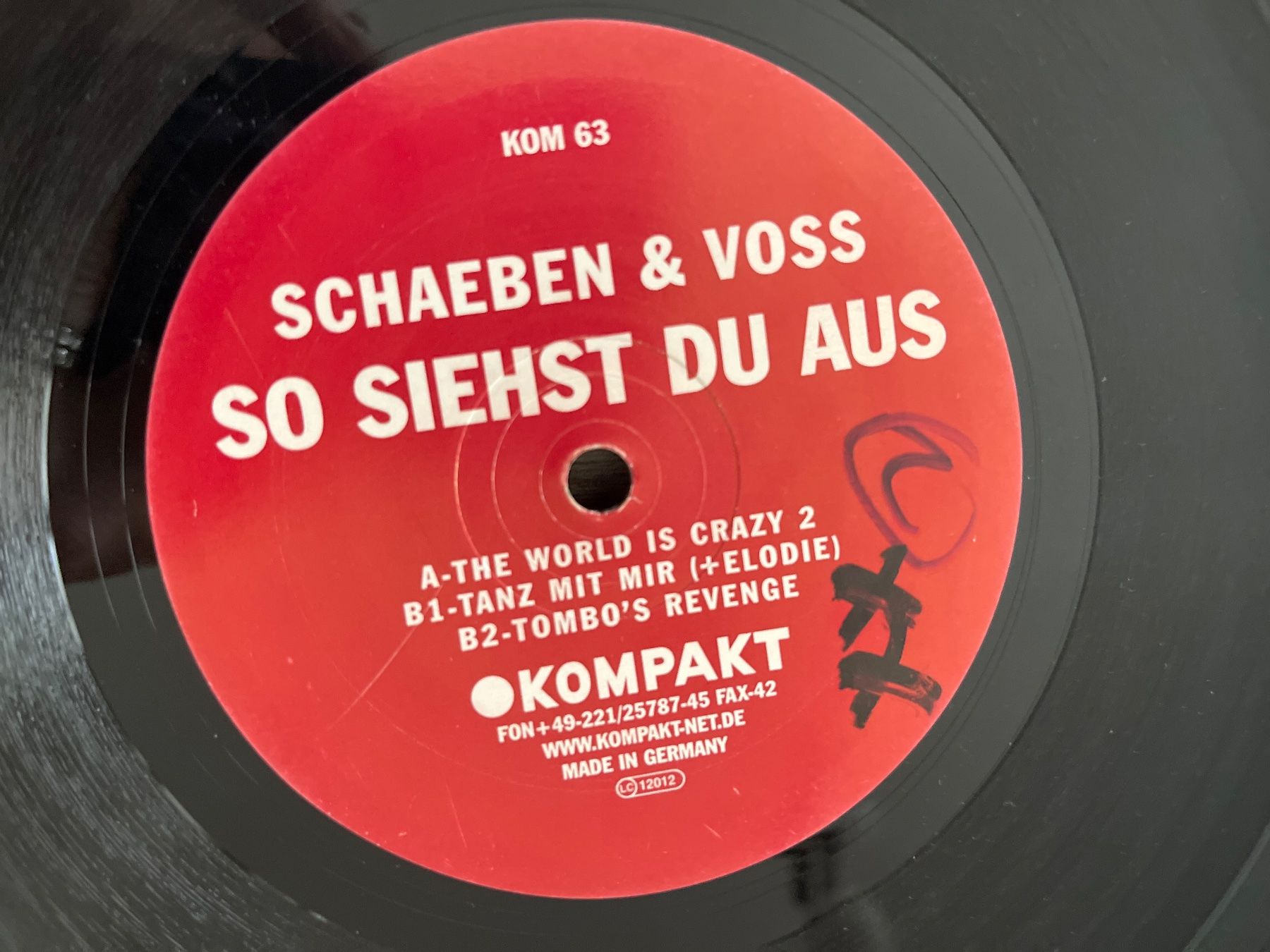 Dischi in vinile: A328/Schaeben & Voss - So Siehst Du Aus – Usato da Frutigen venduto da Philippe_jsp 2