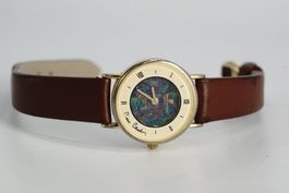Pierre Cardin Damenuhr Opal Zifferblatt Lederband läuft