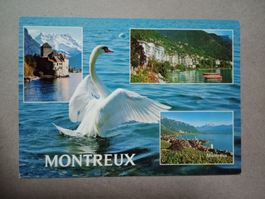 Ak Montreux Waadt mehrbildrig Schwan Schloss Chillion