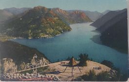 MONTE SAN SALVATORE - Veduta dello Sfondo di Porlezza