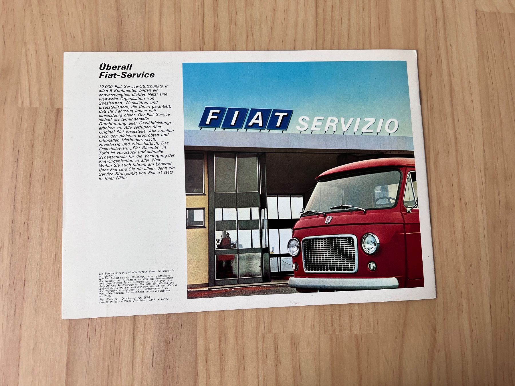 Fiat Dokumente: FIAT 241 Verkaufsprospekt – Gebraucht aus Münchenbuchsee von Volver64 4