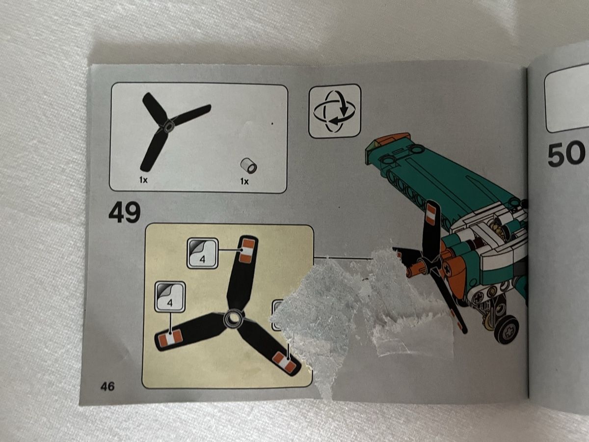 Lego Giocattoli: Lego Technic Flugzeug – Usato da Wädenswil venduto da liv_2xnh 1