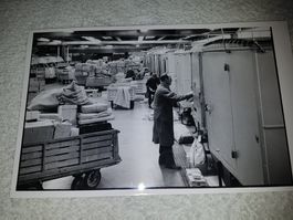 Originale Vintage Fotografie: Schweizer Post,