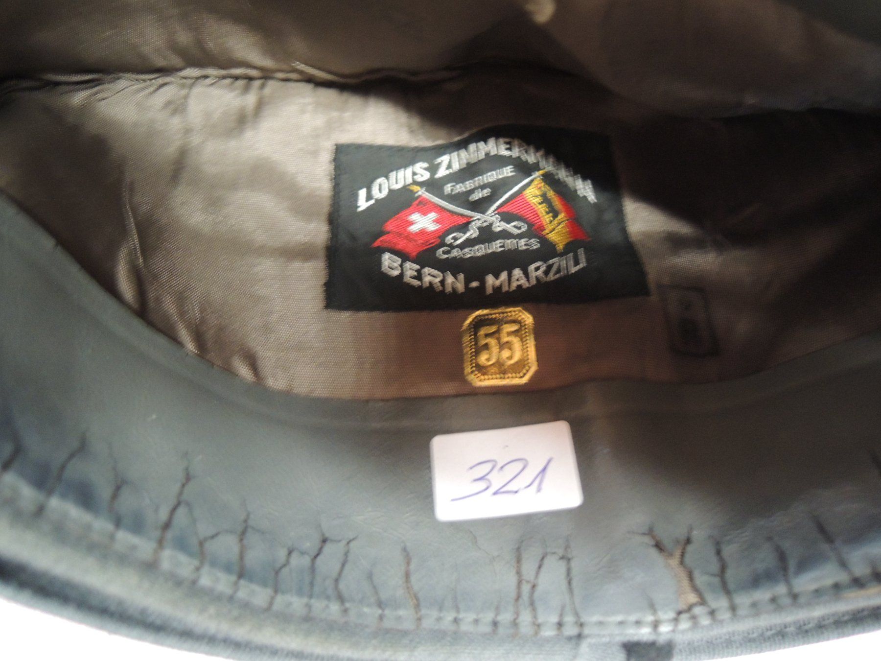 Schweizer Armee Uniformen: Oberleutnant Mütze Gr. 55 – Gebraucht aus Uznach von Othmar52 2