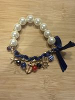 Perlenarmband mit maritimen Anhängern guter Zustand