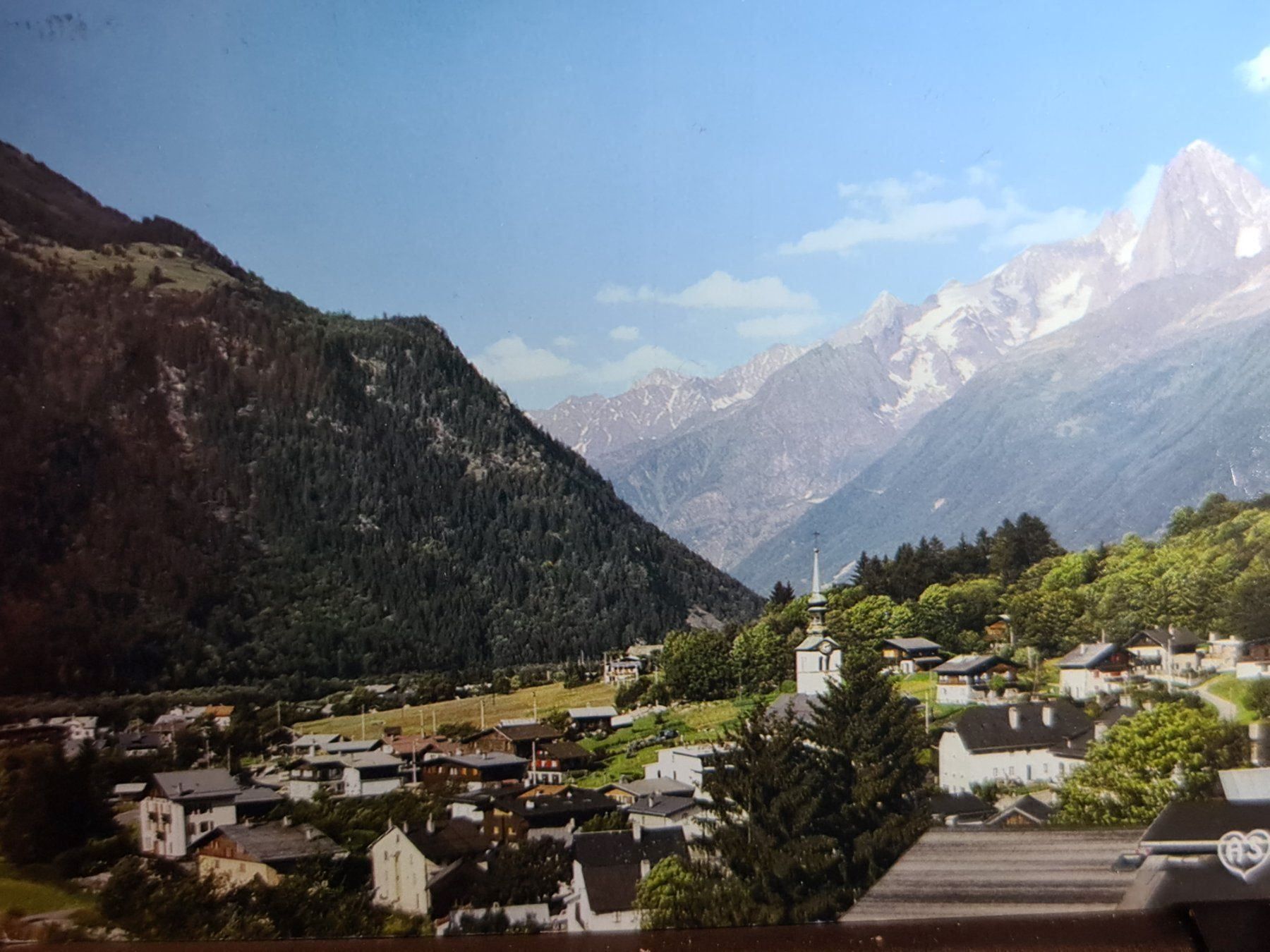 Ansichtskarten: Ansichtskarte Mont Blanc 1983 – Gebraucht aus Dintikon von Vexi