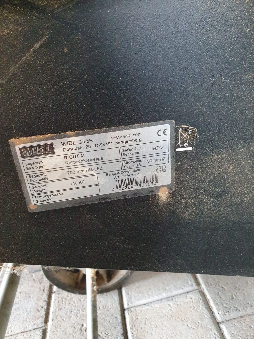 Seghe: Brennholzfräse Widl – Usato da Glashütten venduto da ott_p6cr 3