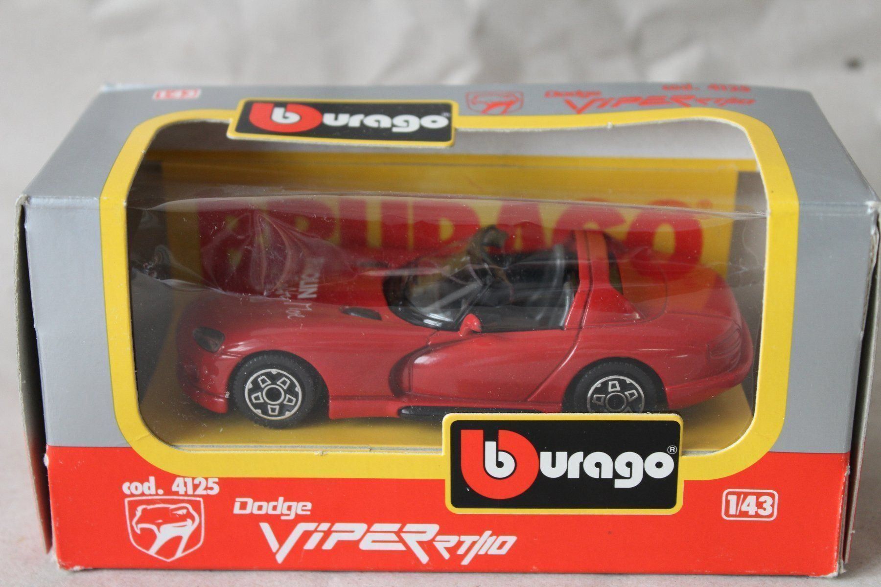 Bburago Modellini d'auto: Dodge Viper 1/43 Burago – Nuovo (secondo la descrizione) da Heimenschwand venduto da Aschi48 2