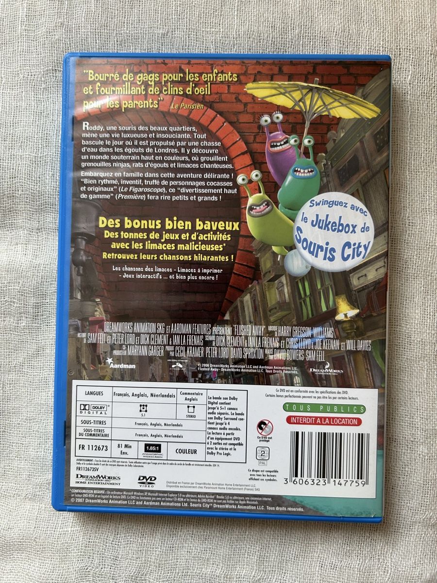 Tutti i DVDs: Souris City / DVD Dreamworks – Usato da Genève venduto da NipponiaNippon 2