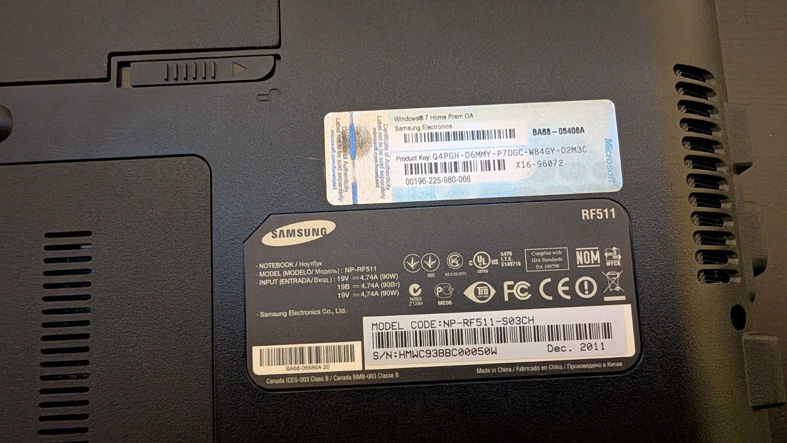 Samsung Notebook: Samsung RF RF511-S03 15" Notebook Win11 – Usato da Bilten venduto da Msen2_77 2