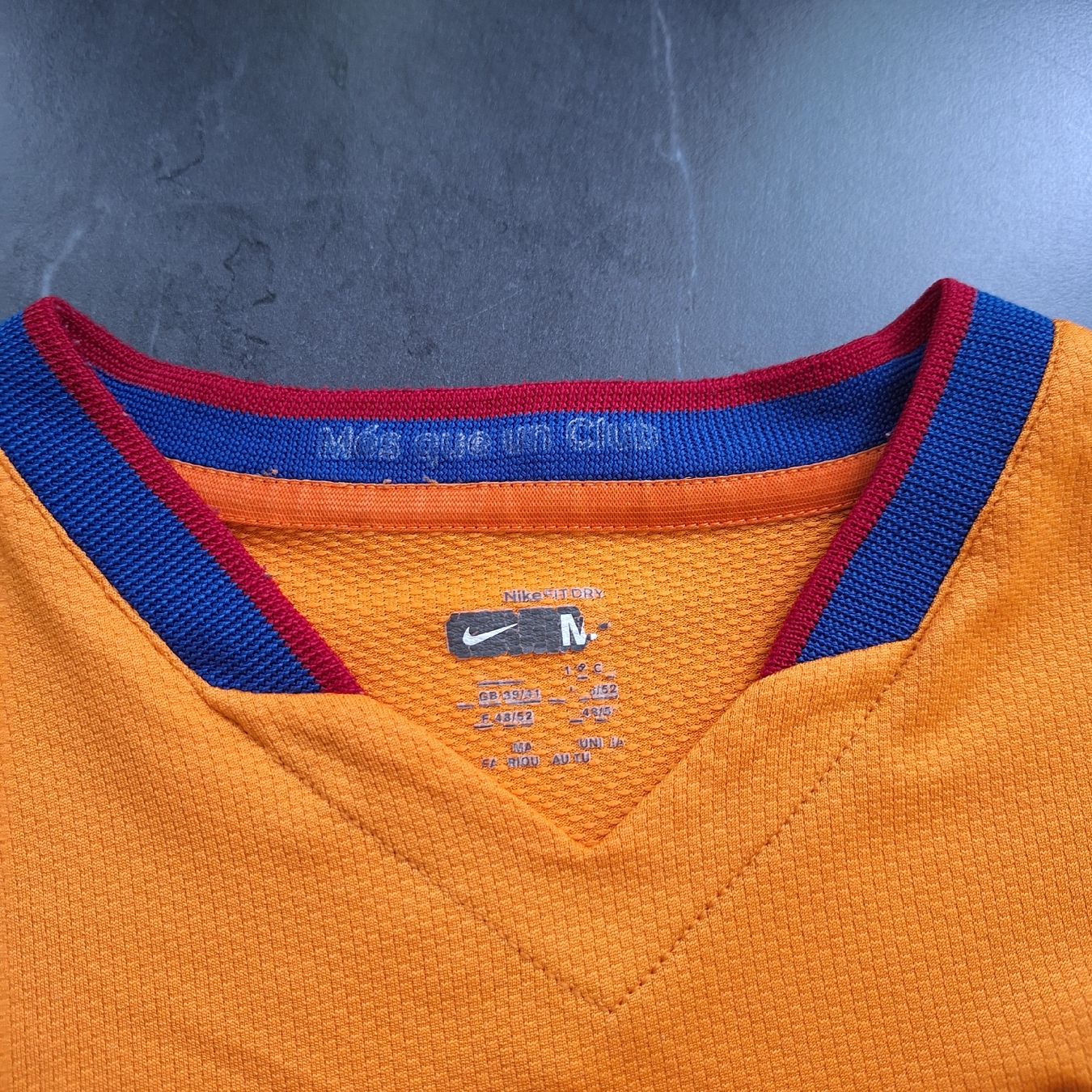 Maillot Vintage FC Barcelone Officiel 2006/07 - Taille S Orange, Occasion, Licence Nike