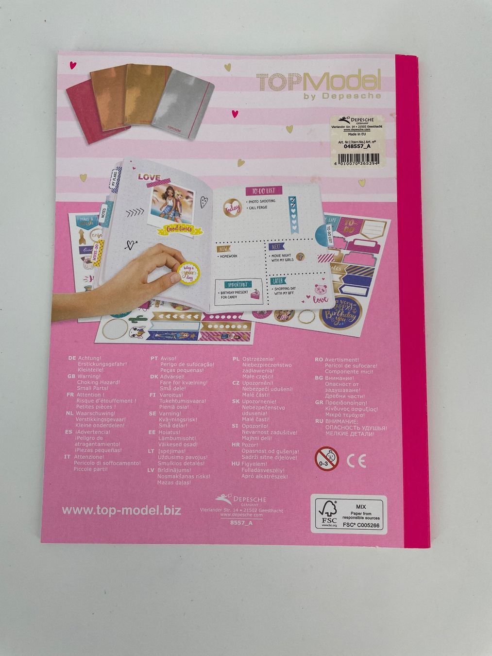 Sticker: Top Model Sticker Album – Usato da Auenstein venduto da moin. 1