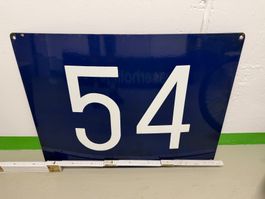 Emaille original SBB Schild 54