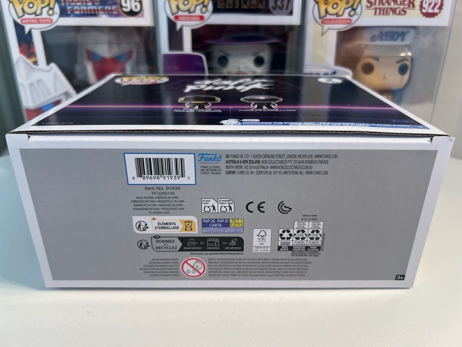 Funko Figurines: Funko POP! Rocks 2-Pack Daft Punk - Daft Punk Alive Limitée – Neuf avec emballage d'origine à Le Mouret par perfectbijou 5