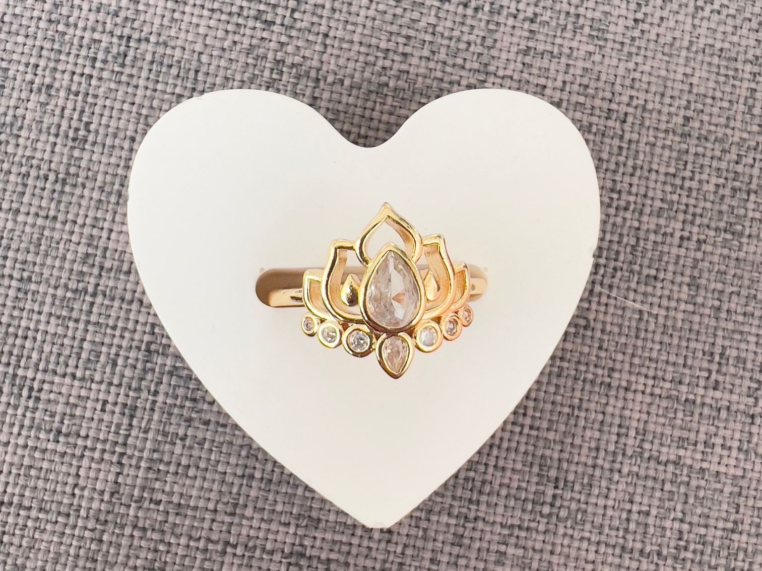 Anelli: Bague Lotus - Lotus Edelstahlring – Nuovo (secondo la descrizione) da Pully venduto da sunaddict 1