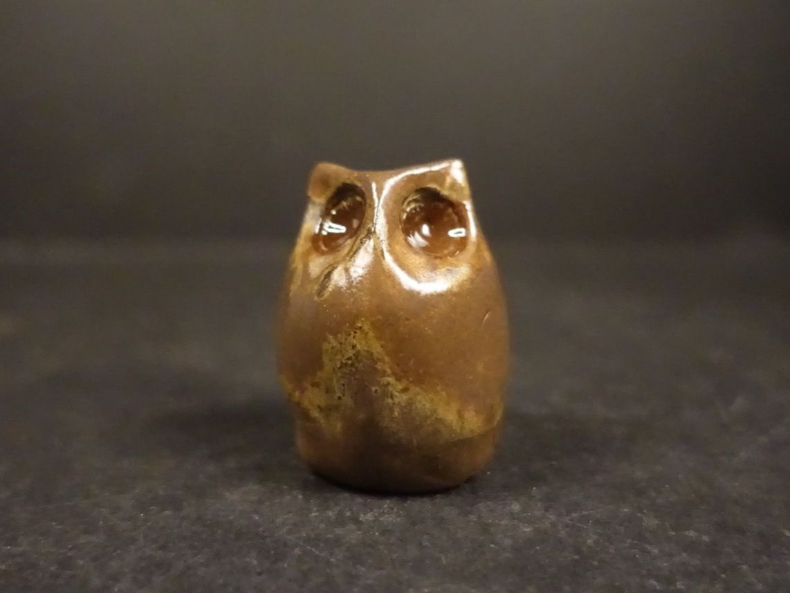 Figuren: Kleine Eule aus Keramik – Gebraucht aus Russikon von Eulenfeder 2