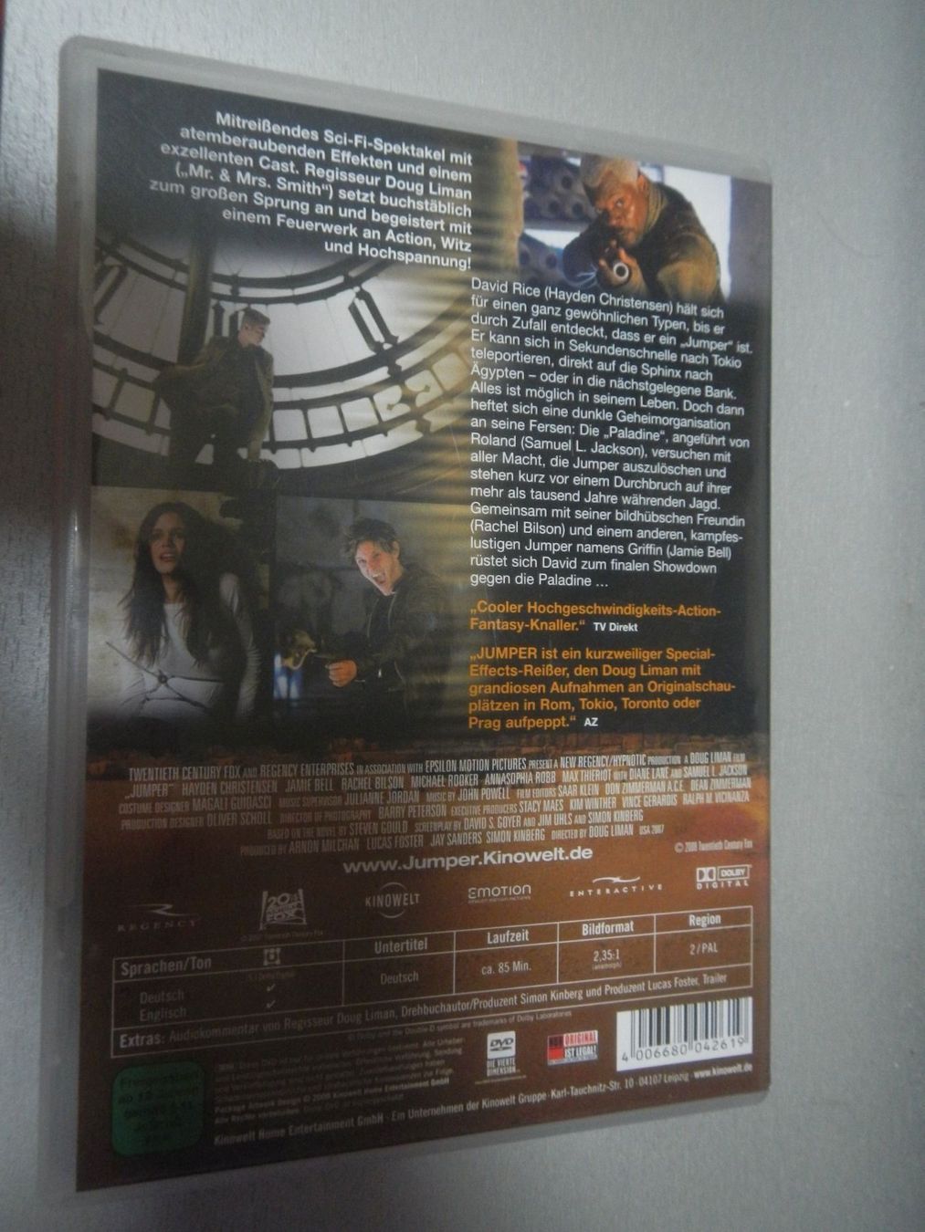 Tutti i DVDs: DVD Film Jumper – Usato da Bronschhofen venduto da happynews2018 1