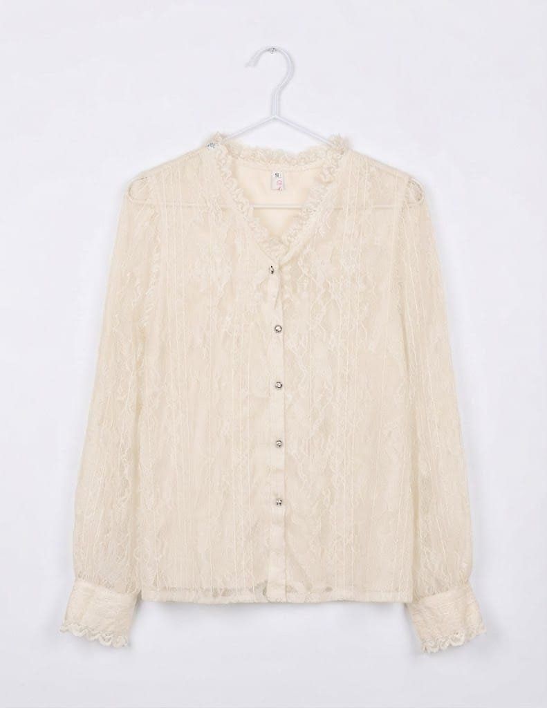 Camicette: Elegante Spitzenbluse – Nuovo (secondo la descrizione) da Dürnten venduto da Chiccc-CH
