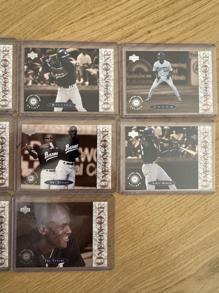 Jordan Cartes à collectionner: Michael Jordan Upper Deck Baseball Card Set 10 Cards – D'occasion à Founex par egz_58qz 2