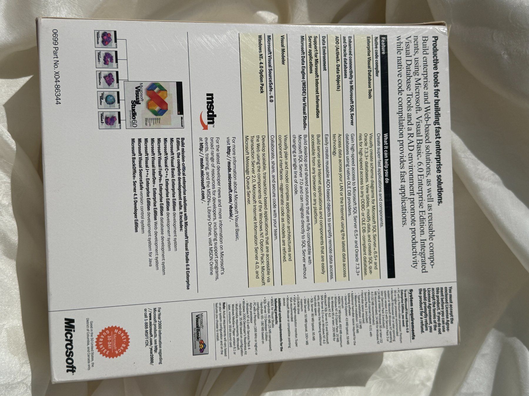 Microsoft Software: Microsoft Visual Basic 6.0 Upgrade Enterprise Edition - NEU – Neu und originalverpackt aus Vacallo von cri_229f 2