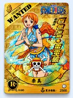 One Piece Nami Gold Holographic Sammelkarte