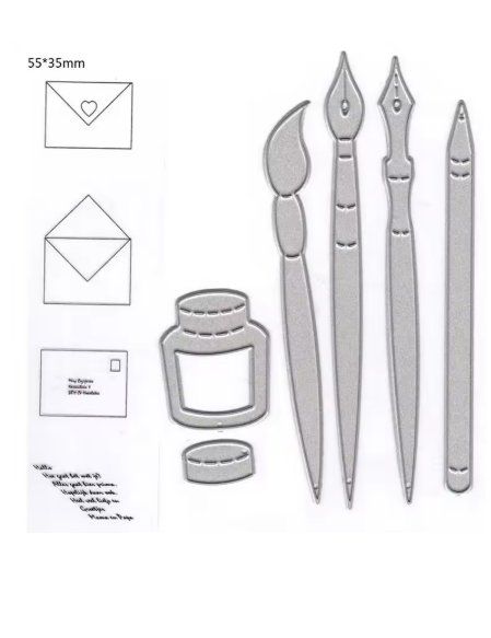 Sciablone: Neues mini Stanzschablonen-Set Notes – Nuovo e nell'imballaggio originale da Effretikon venduto da wenuss