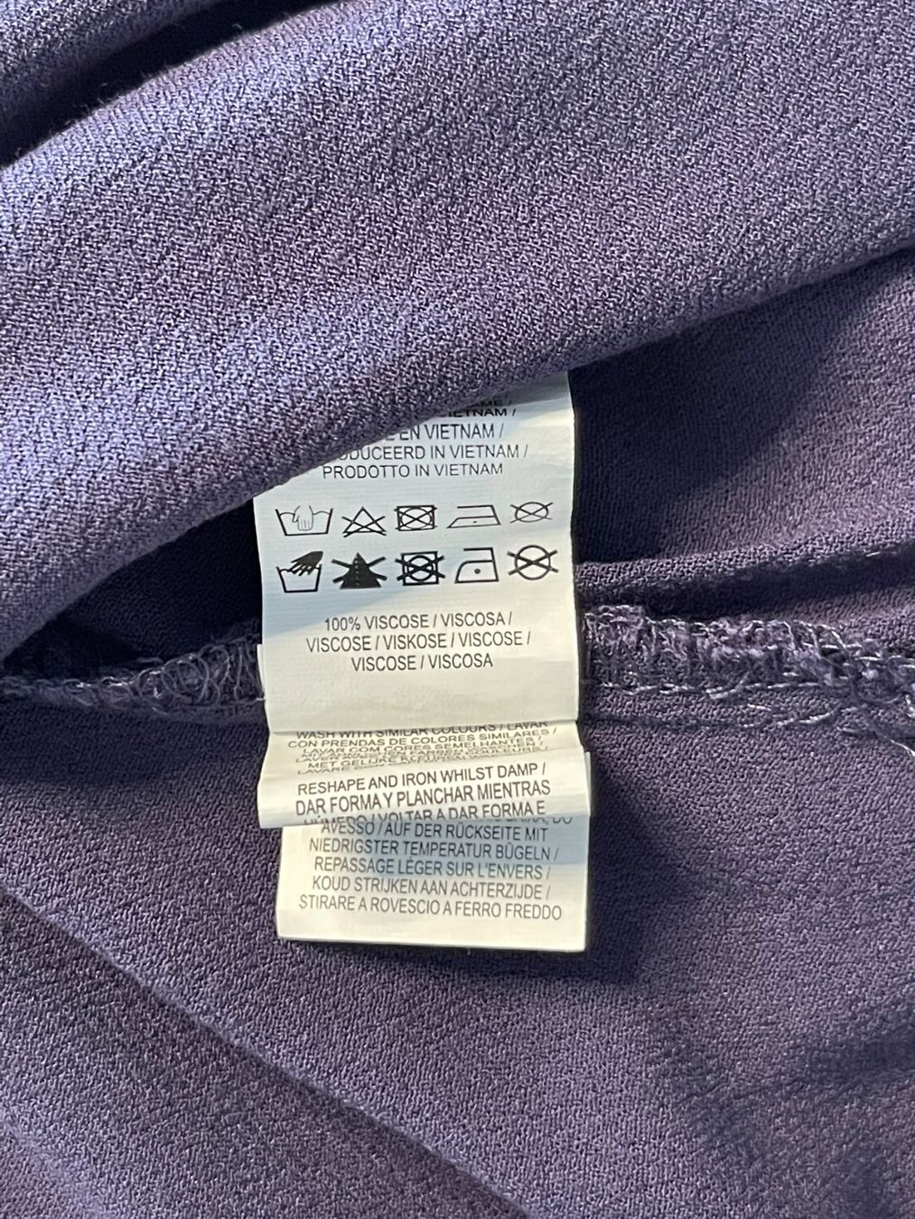 Camicette: Bluse, Dunkelblau mit Zipper, Grösse 34 – Usato da Rheineck venduto da FGeissler 5