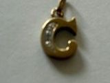 Anhänger: PENDENTIF OR JAUNE-AVEC éCLAT DE DIAMANT - – Gebraucht aus Evilard von nenette01
