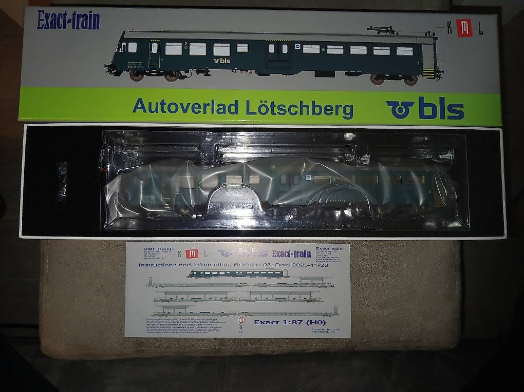 Modellini di ferrovie: Exact-Train Steuerwagen BDt 957 BLS – Nuovo e nell'imballaggio originale da Seedorf BE venduto da asm_82