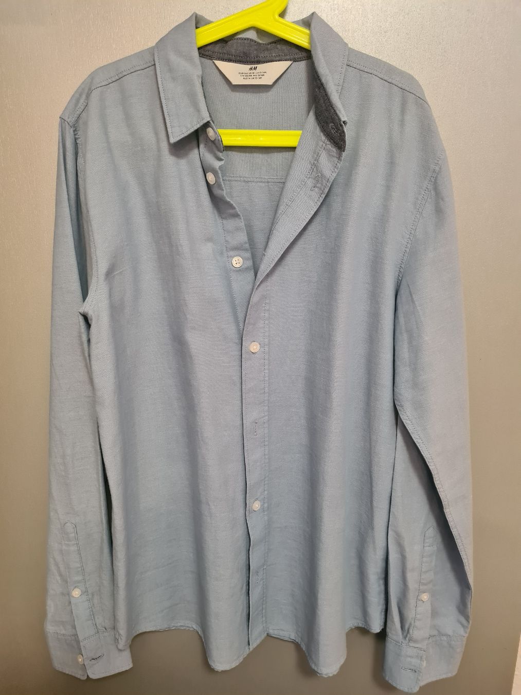 H&M Camicie, T-shirt & Polo: H&M Hemd, hellblau, Gr. 164, Top Zustand! – Usato da Winterthur venduto da Jana1701 2