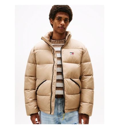 Tommy Jeans VAIL PUFFER Herren Steppjacke – Beige –Grösse XL