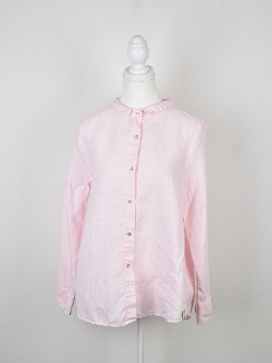Camicette: Henry Christ Leinenbluse, rosa, Gr.XS-S, oversized – Nuovo (secondo la descrizione) da Nürensdorf venduto da 2ND_STORY