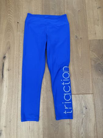 Triaction sports leggings, blue, size S, like new