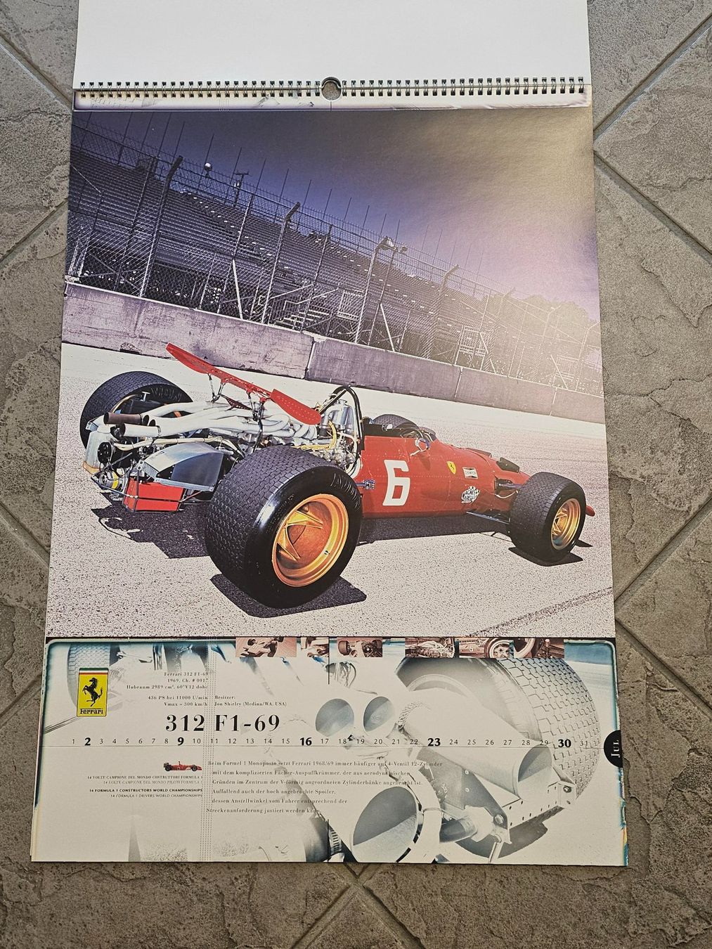 Ferrari Calendari: Raupp Ferrari Kalender 2006 – Usato da Kollbrunn venduto da equipe-bachofner.ch 9