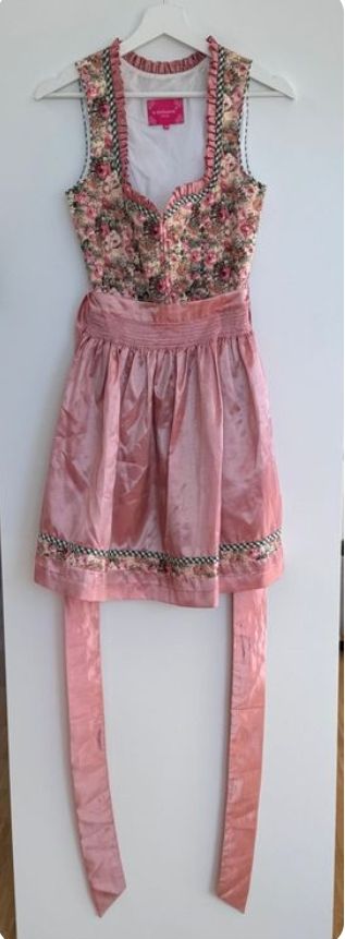 Costumi: Rosa Dirndl mit Schmuck und Bluse – Nuovo (secondo la descrizione) da Grüningen venduto da selinasearching