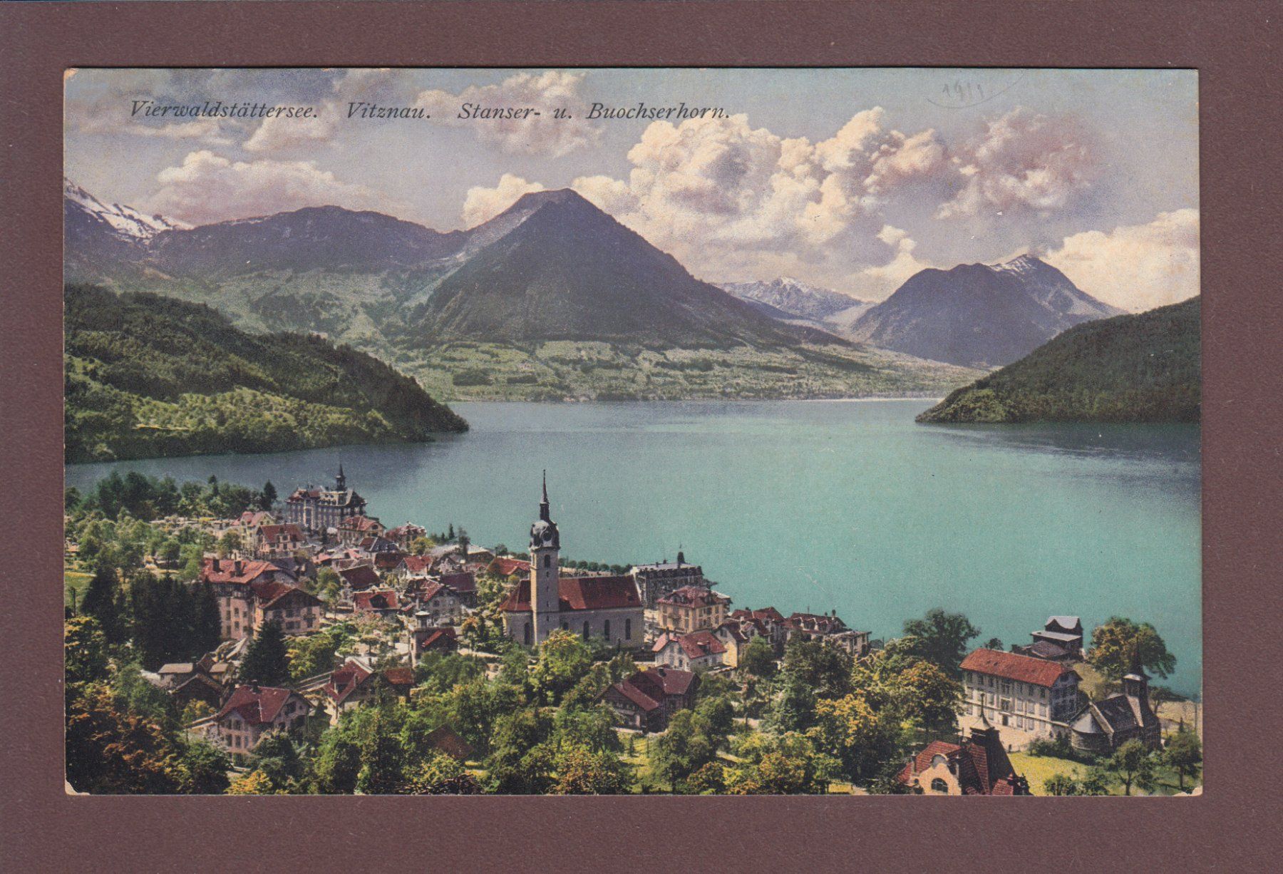 Cartoline postali: VITZNAU - Stanserhorn – Usato da Pully venduto da nicecards