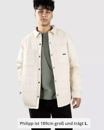 Coal Steppjacke wasserdicht beige Grösse L - neuwertig