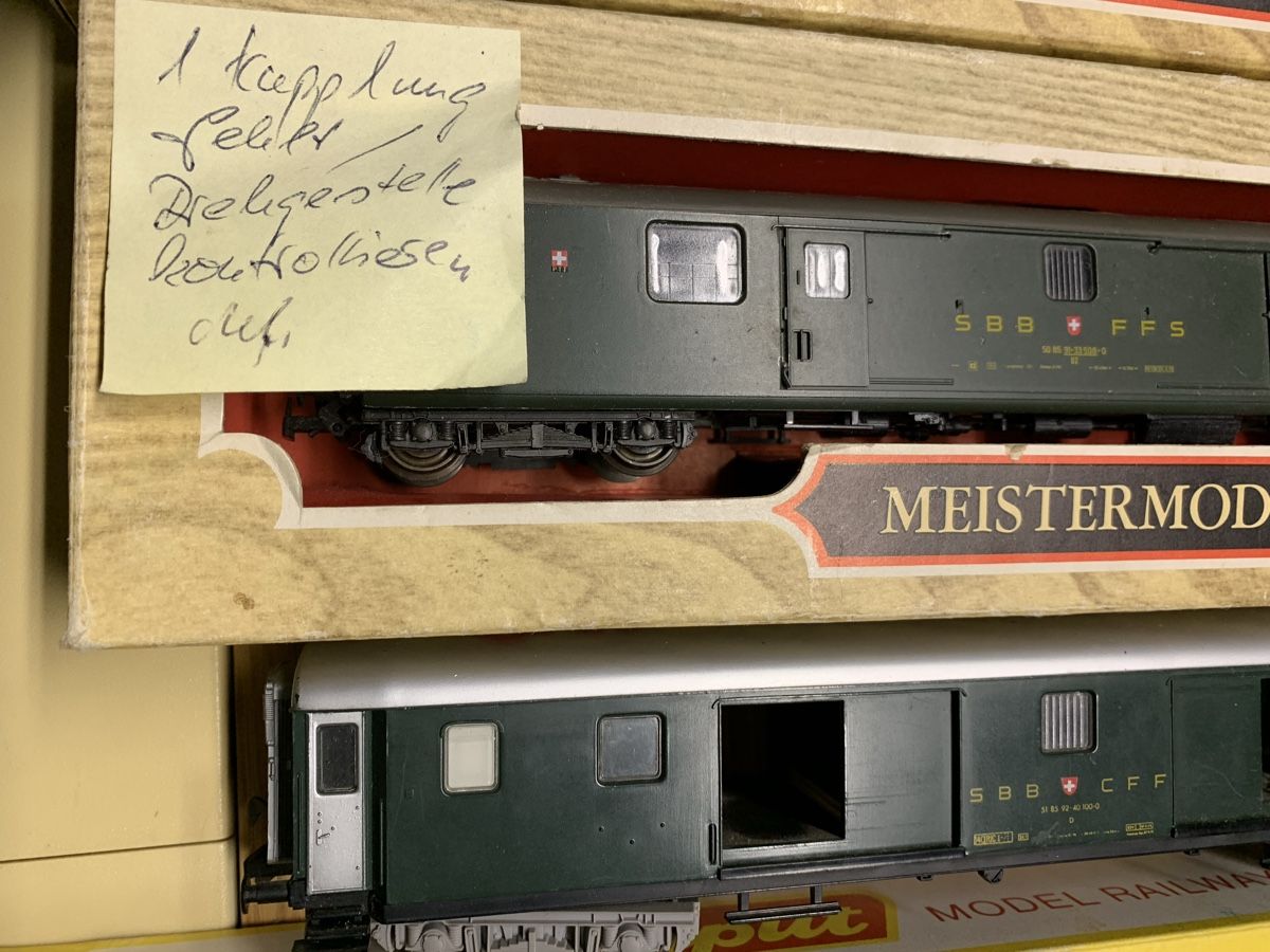 Liliput Modellini di ferrovie: Liliput-Flm.,SBB Wagen alle defekt oder Fehl Teile,P6B – Difettoso da Winden venduto da EmilNeu 7