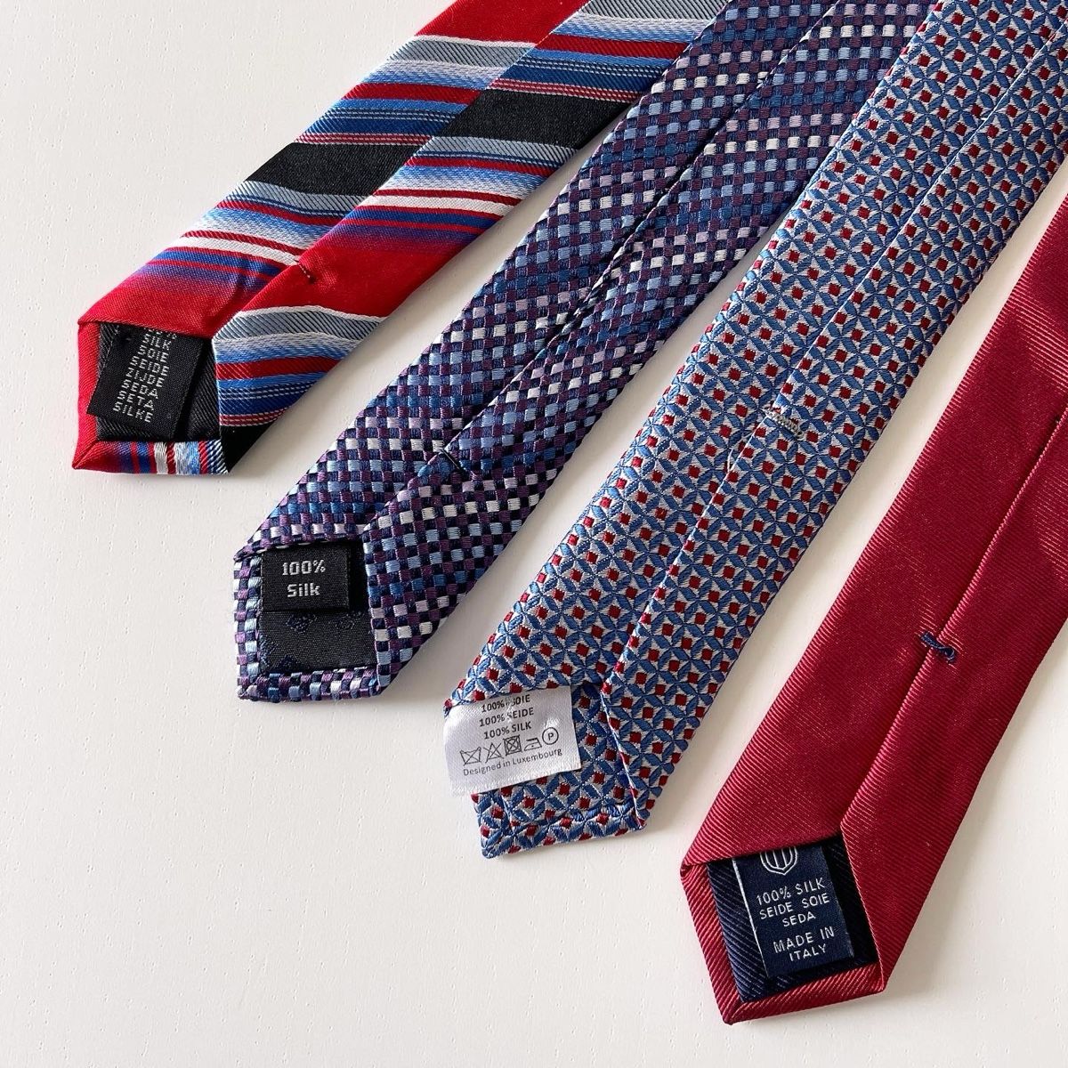 Cravatte: SET OF THE SILK HAND MADE TIES – Nuovo (secondo la descrizione) da Emmen venduto da Avviivva_Com2023 3
